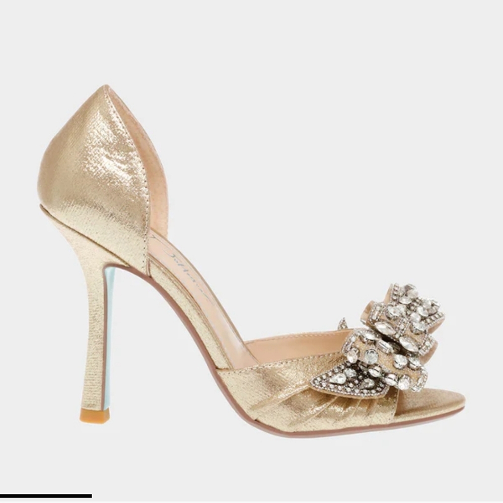 Gold heels